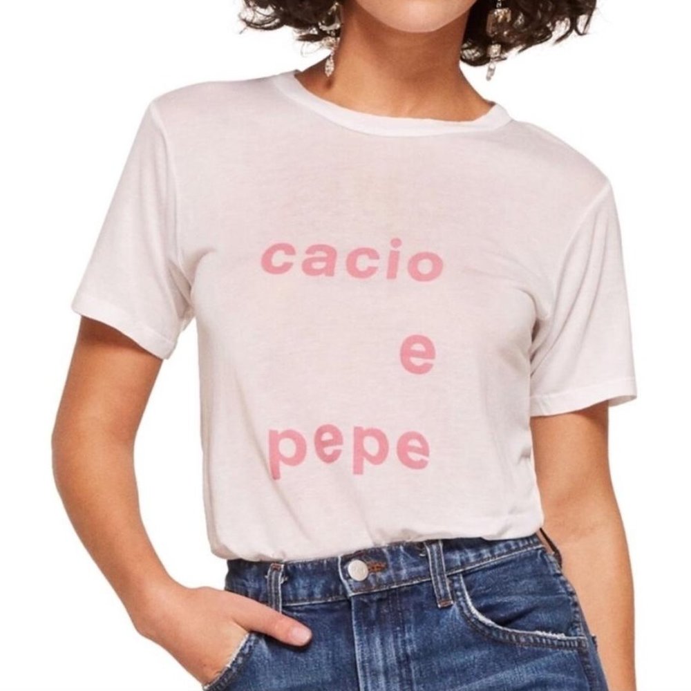 EUC Reformation Cacio e Pepe Tee - White - S